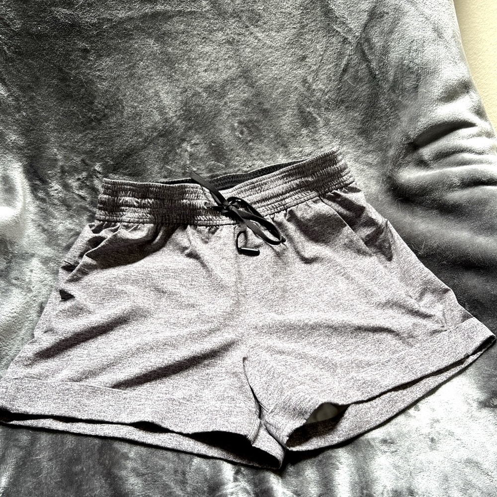 Lululemon Grey High Rise Shorts!